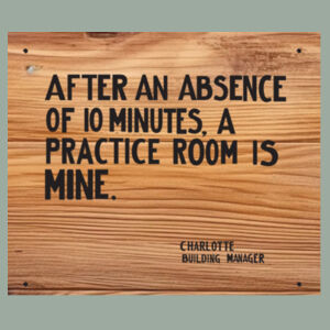 U of T Practice Room Tee  Design