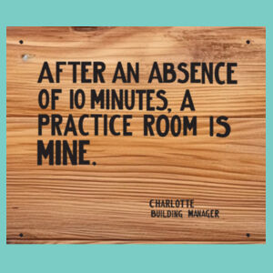 U of T Practice Room Long Sleeve Tee Design