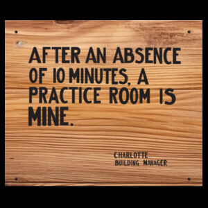 U of T Practice Room Long Sleeve Tee Design