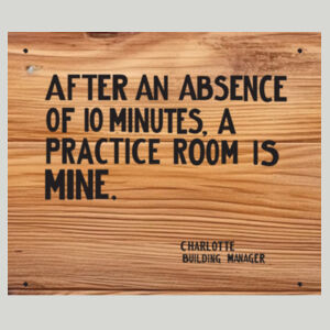 U of T Practice Room Ultra Cotton Long Sleeve  Design