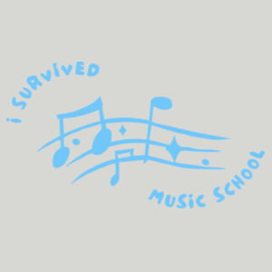I Survived Music School Long Sleeve Tee  Design