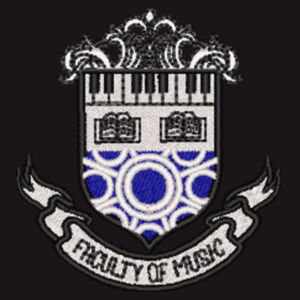 Faculty of Music Crest Pom-Pom Knit Beanie Design