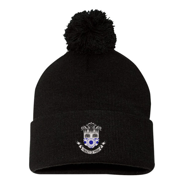 Faculty of Music Crest Pom-Pom Knit Beanie Thumbnail